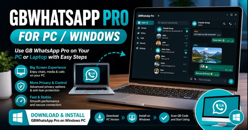 Download GB WhatsApp Pro for PC Windows