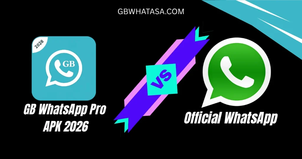 GBWhatsApp Pro vs Official WhatsApp – Comparison 2026